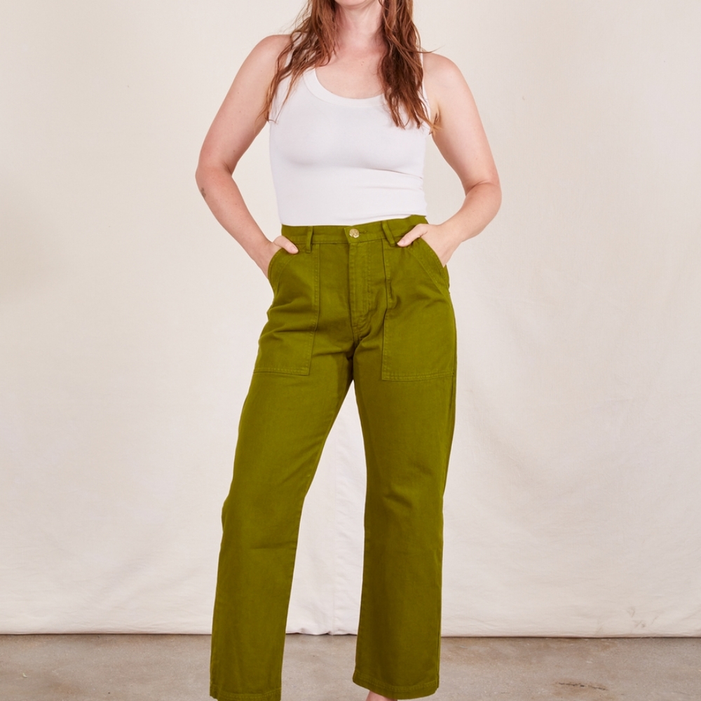 NWT Big Bud Press Olive Green Work Pants